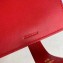 Celine Medium Strap Multifunction Wallet in Grained Calfskin Cherry Red