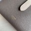 Celine Bicolour Medium Strap Multifunction Wallet Etoupe/White