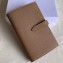 Celine Large Strap Multifunction Wallet in Grained Calfskin Brown