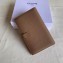Celine Large Strap Multifunction Wallet in Grained Calfskin Brown