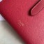 Celine Medium Strap Multifunction Wallet in Grained Calfskin Red