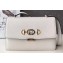 Gucci Zumi Grainy Leather Small Shoulder Bag 576388 White