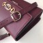 Gucci Zumi Grainy Leather Small Shoulder Bag 576388 Burgundy