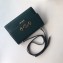 Gucci Zumi Grainy Leather Small Shoulder Bag 576388 Green