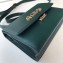 Gucci Zumi Grainy Leather Small Shoulder Bag 576388 Green