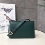 Gucci Zumi Grainy Leather Small Shoulder Bag 576388 Green
