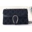 Gucci Dionysus Small Shoulder Bag 400249 Velvet Black