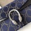 Gucci Dionysus Small Shoulder Bag 400249 Velvet Dark Blue