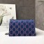 Gucci Dionysus Small Shoulder Bag 400249 Velvet Blue