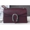 Gucci Dionysus Small Shoulder Bag 400249 Leather Burgundy