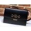 Gucci Zumi Smooth Leather Small Shoulder Bag 576388 Black