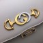 Gucci Zumi Smooth Leather Small Shoulder Bag 576388 White