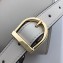 Gucci Zumi Smooth Leather Small Shoulder Bag 576388 White