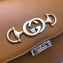 Gucci Zumi Smooth Leather Small Shoulder Bag 576388 Yellow