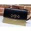 Gucci Zumi Smooth Leather Small Shoulder Bag 576388 Black/Beige