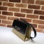 Gucci Zumi Smooth Leather Small Shoulder Bag 576388 Black/Beige
