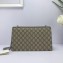 Gucci Dionysus Small Shoulder Bag 400249 GG Canvas Date Red