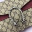 Gucci Dionysus Small Shoulder Bag 400249 GG Canvas Date Red
