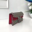 Gucci Dionysus Small Shoulder Bag 499623 GG Canvas Red