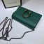 Gucci Dionysus Super Mini Shoulder Bag 476432 Leather Green
