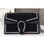 Gucci Dionysus Small Shoulder Bag 400249 Suede Crystals Black