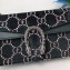 Gucci Dionysus Small Shoulder Bag 499623 Velvet Dark Green