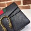 Gucci Dionysus Mini Shoulder Bag 421970 Leather Black Web