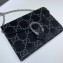 Gucci Dionysus Mini Chain Wallet Bag 401231 Velvet Black