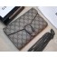 Gucci Dionysus Mini Chain Wallet Bag 401231 GG Canvas