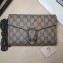 Gucci Dionysus Mini Chain Wallet Bag 401231 GG Canvas