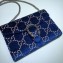 Gucci Dionysus Mini Chain Wallet Bag 401231 Velvet Blue