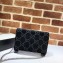 Gucci Dionysus Mini Chain Wallet Bag 401231 Velvet Black