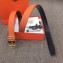 Hermes Width 3.2cm Cape Cod Reversible Belt Leather Orange