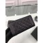 Chanel Grained Calfskin Boy Long Flap Wallet A80286 Black/Gold