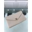 Chanel Chevron Envelope Flap Clutch Bag Creamy