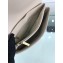 Chanel Chevron Envelope Flap Clutch Bag Creamy