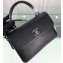 Chanel Trendy CC Small Top Handle Bag in Smooth Leather A92236 Black