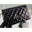 Chanel Wallet On Chain WOC Bag in Patent Leather Black/Silver