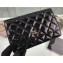 Chanel Wallet On Chain WOC Bag in Patent Leather Black/Gold