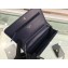 Chanel Wallet On Chain WOC Bag in Patent Leather Navy Blue/Silver