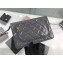 Chanel Wallet On Chain WOC Bag in Patent Leather Gray/Silver