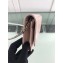 Chanel Wallet On Chain WOC Bag in Patent Leather Nude Pink/Silver