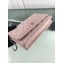 Chanel Wallet On Chain WOC Bag in Patent Leather Nude Pink/Silver