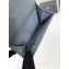 Chanel Grained Calfskin Boy Flap Card Holder A80603 Gray/Silver