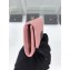 Chanel Grained Calfskin Boy Flap Card Holder A80603 Pink/Silver