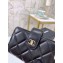 Chanel Small Card Holder 31522 Lambskin Black