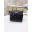 Chanel Small Card Holder 31522 Lambskin Black