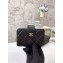 Chanel Small Card Holder 31522 Lambskin Black