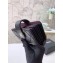 Chanel Small Card Holder 31522 Grained Calfskin Black