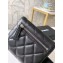 Chanel Classic Small Flap Wallet 31528 AP0231 Lambskin Black/Silver